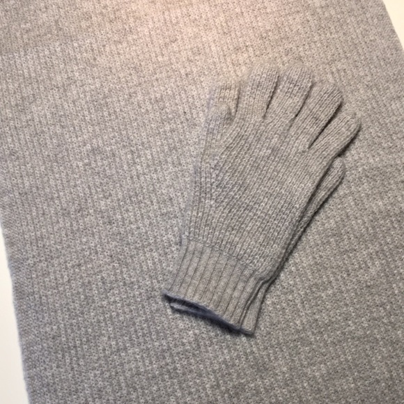 Lands' End Accessories Lands End Cashmere Scarf And Gloves Set Nwt